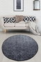 Conceptum Alfombra Tessuto DJT Blanco y Negro 100 cm